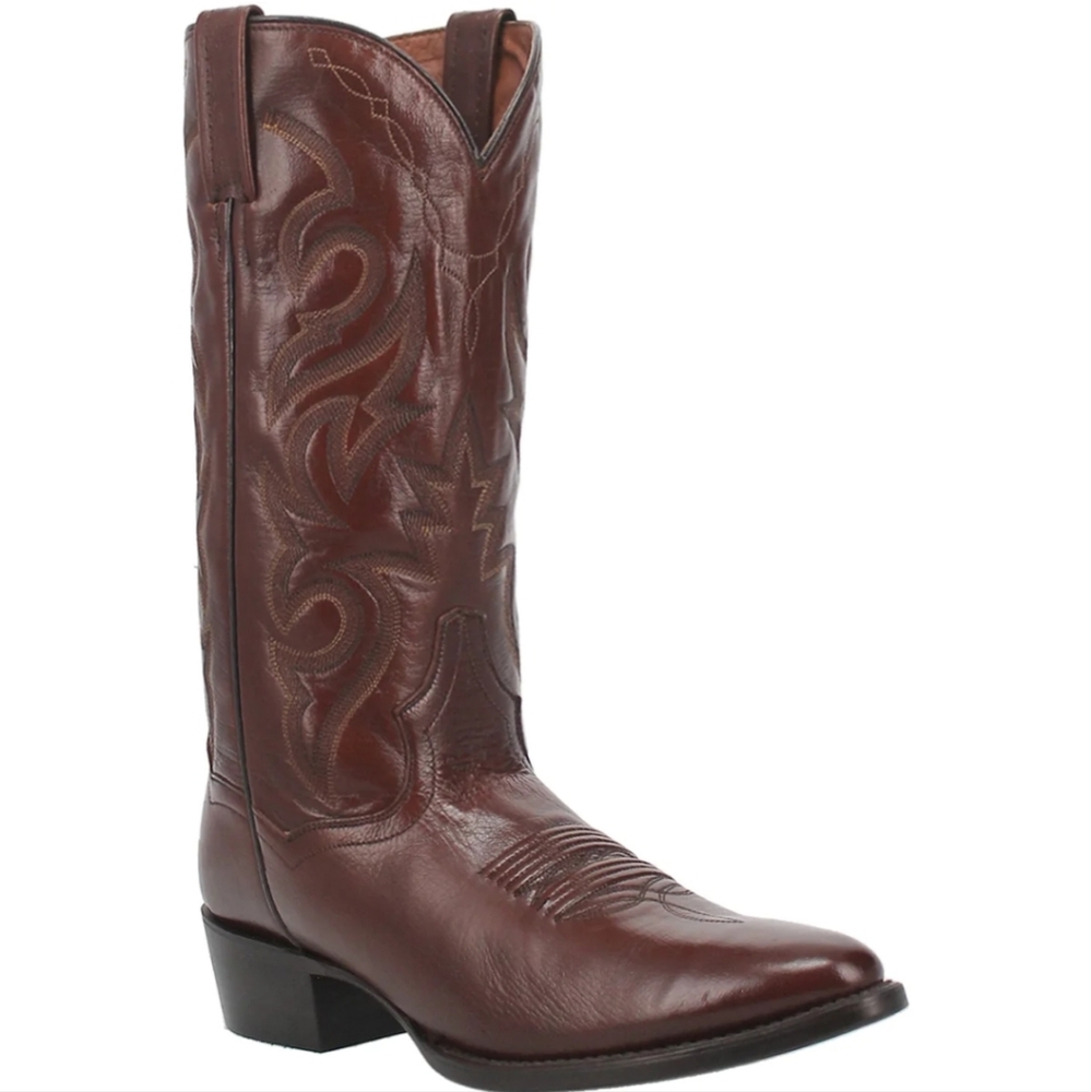 Dan Post Milwaukee Classic Leather Cowboy Boot Men's size 10 Extra Wide